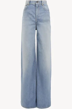 Chloé High-rise wide-leg jeans in denim Size 27 100% Cotton