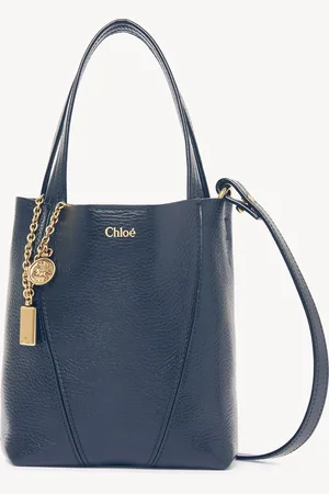 Chloé Small Chloé Spin tote bag in grained leather Size OneSize 100% Bovine leather