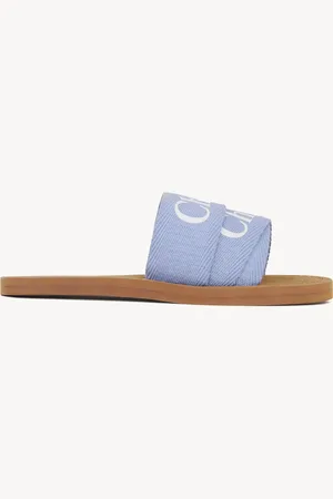 Chloé Woody slides Size 9C 90% Linen, 10% Polyester
