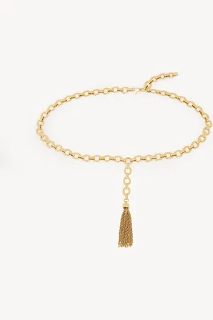 Chloé The Chloé Pompoms belt Size OneSize 100% Brass