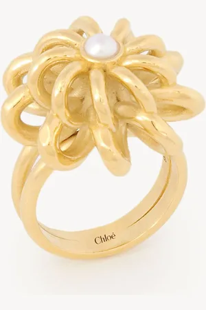 Chloé The Chloé Mechanical Flowers ring Size P 100% Brass