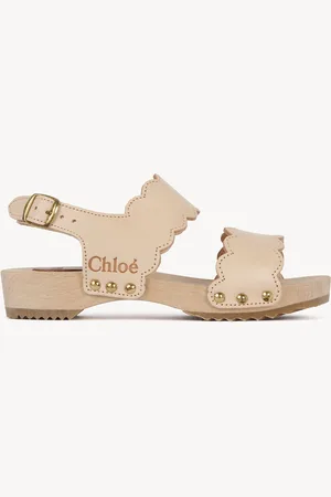 Chloé Clogs Size 1Y 100% Bovine leather