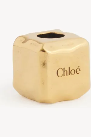 Chloé Cube Dice bracelet charm in brass Size OneSize 97% Bronze, 3% Rubber
