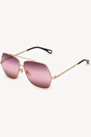Chloé Aly sunglasses Size OneSize 100% Nickel