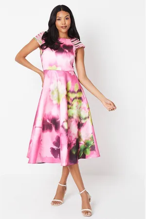 Coast Multi Strap Dress In Floral