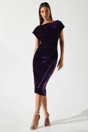 Coast Party Velvet Pencil Dress