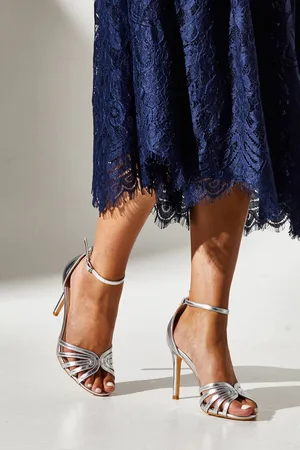 Coast Tilda Lattice Front High Heeled Sandals