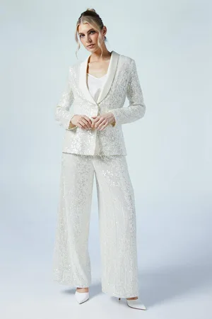 Coast Clear Sequin Single Breasted Blazer