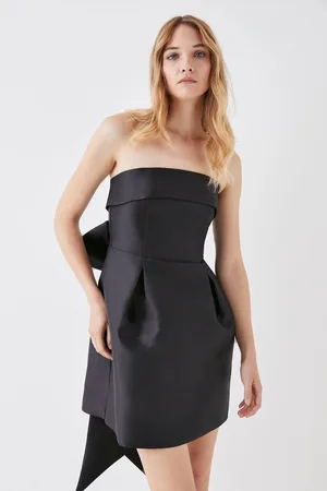 Coast Statement Bow Twill Mini Dress