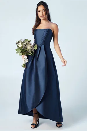 Coast Corset Detail Twill Bridesmaids Dress