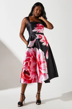Coast Rose Print Twill Dress