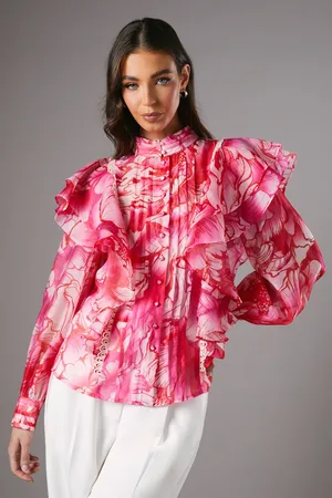 Coast Frill Button Through Blouse