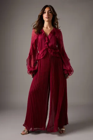 Coast Soft Chiffon Frill Jumpsuit