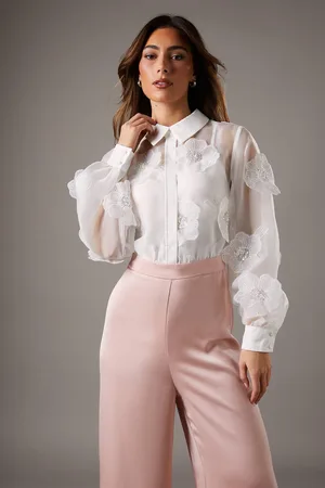 Coast 3D Woven Blouse Jumpsuit