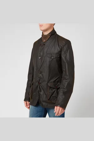 Barbour Heritage Beacon Waxed Cotton Sports Jacket - L