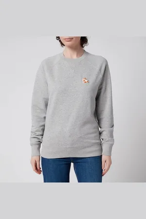 Maison Kitsuné Unisex Chillax Fox Patch Classic Sweatshirt - Melange - L