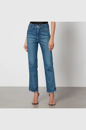 GOOD AMERICAN Good Curve Stretch-Denim Straight-Leg Jeans - US 2/UK 6