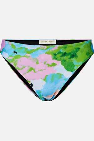 STINE GOYA Clouds Stretch-Jersey Bikini Bottoms - XXS