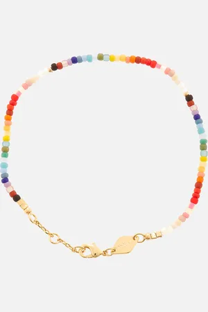 Anni Lu Rainbow 18-Karat Gold-Plated Bracelet