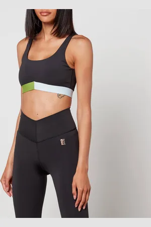 P.E Nation Sprint Time Stretch-Jersey Sports Bra - XS