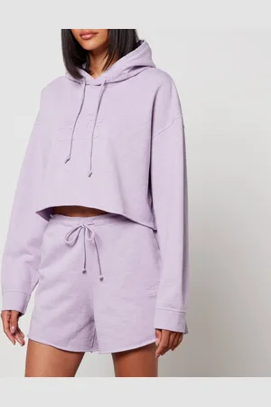 Ganni Isoli Cropped Organic Cotton-Jersey Hoodie - XXS/XL