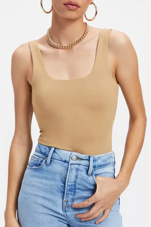 GOOD AMERICAN Modern Tank Scuba Bodysuit - XS