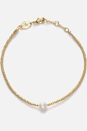 Anni Lu Pearly Gold-Tone Bracelet