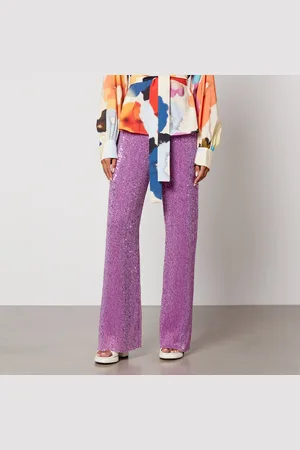 STINE GOYA Markus Sequined Jersey Trousers - XXS
