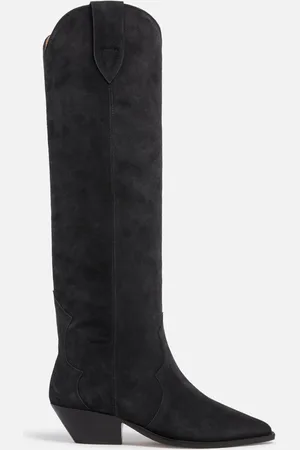 Isabel Marant Denvee Suede Knee Boots - UK 3