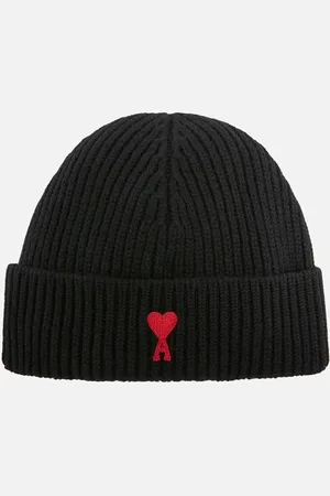 Ami De Coeur Ribbed Wool Beanie