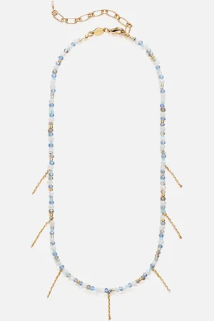 Anni Lu Silver Lining 18-Karat Gold-Plated Beaded Necklace