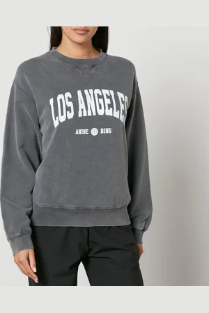 ANINE BING Ramona Los Angeles Cotton Sweatshirt - XS