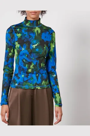 STINE GOYA Estelle Floral-Print Stretch-Jersey Top - XL/XXL