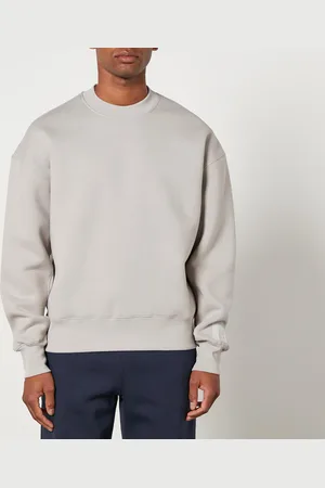 Ami Tonal Logo Cotton-Blend Sweatshirt - S