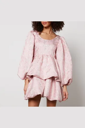 Sister Jane Dream Watercolour Floral-Jacquard Mini Dress - M/UK 10