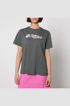 Ganni Future Printed Cotton-Jersey T-Shirt - XS