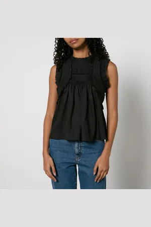 Sea New York Cole Ruffled Ramie Blouse - XS