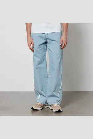 Axel Arigato Studio Stripe Denim Wide-Leg Jeans - 33/L