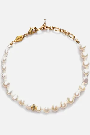 Anni Lu Stellar Pearly 18-Karat Gold Plated and Freshwater Pearl Bracelet