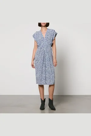 Marant Etoile Epolia Printed Georgette Sleeveless Dress - FR 36/UK 8