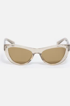 Saint Laurent Script Acetate Cat-Eye Sunglasses