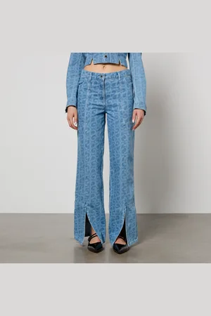 STINE GOYA Aoibhin Logo Denim Straight-Leg Jeans - W27