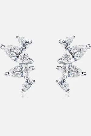 CARAT* London Carat London Kira White Gold Plated Sterling Stud Earrings