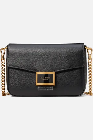Kate Spade Katy Flap Chain Leather Cross-Body Bag