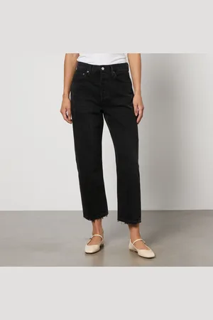 AGOLDE 90s Cropped Organic Denim Straight-Leg Jeans - W31