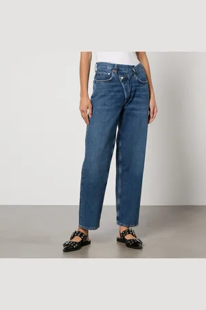 AGOLDE Criss Cross Denim Straight-Leg Jeans - W28