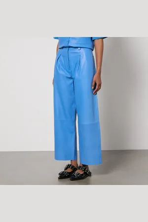 Stella Nova Cropped Leather Trousers - DK 36/UK 10