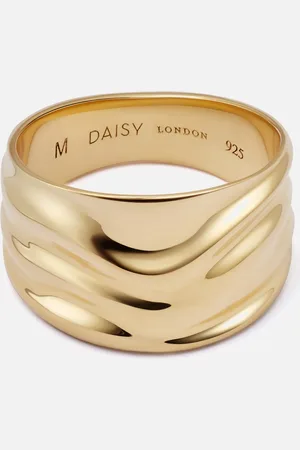 Daisy London X Polly Sayer Chunky Tidal -Plated Ring - XS