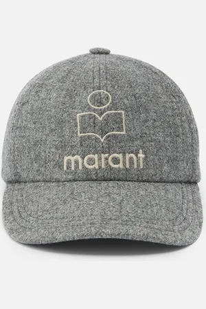 Isabel Marant Tyron Icon Logo Wool Cap - 59