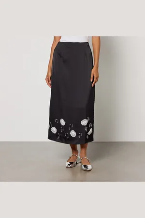 Sister Jane Desert Hearts Satin Midi Skirt - S/UK 8
